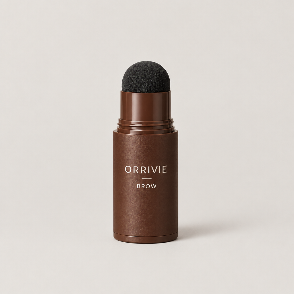 Orrivie Brow stamp stick on a plain background