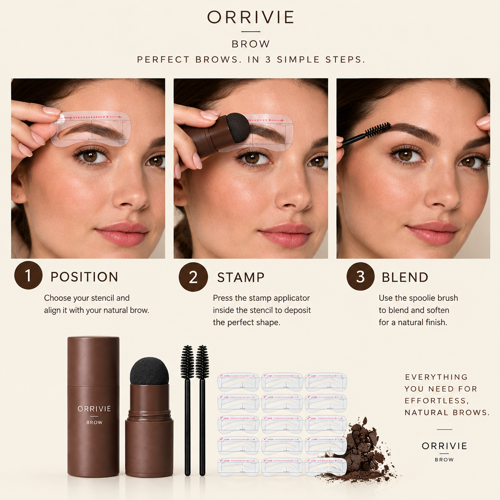 Orrivie Brow how it works product gallery image